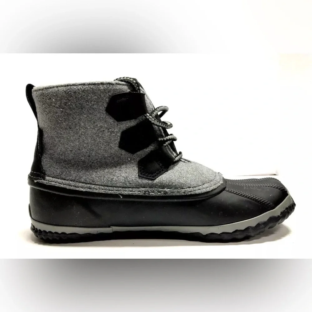 Jambu Nala Womens Rain Black/Grey Boots Size 7.5 M